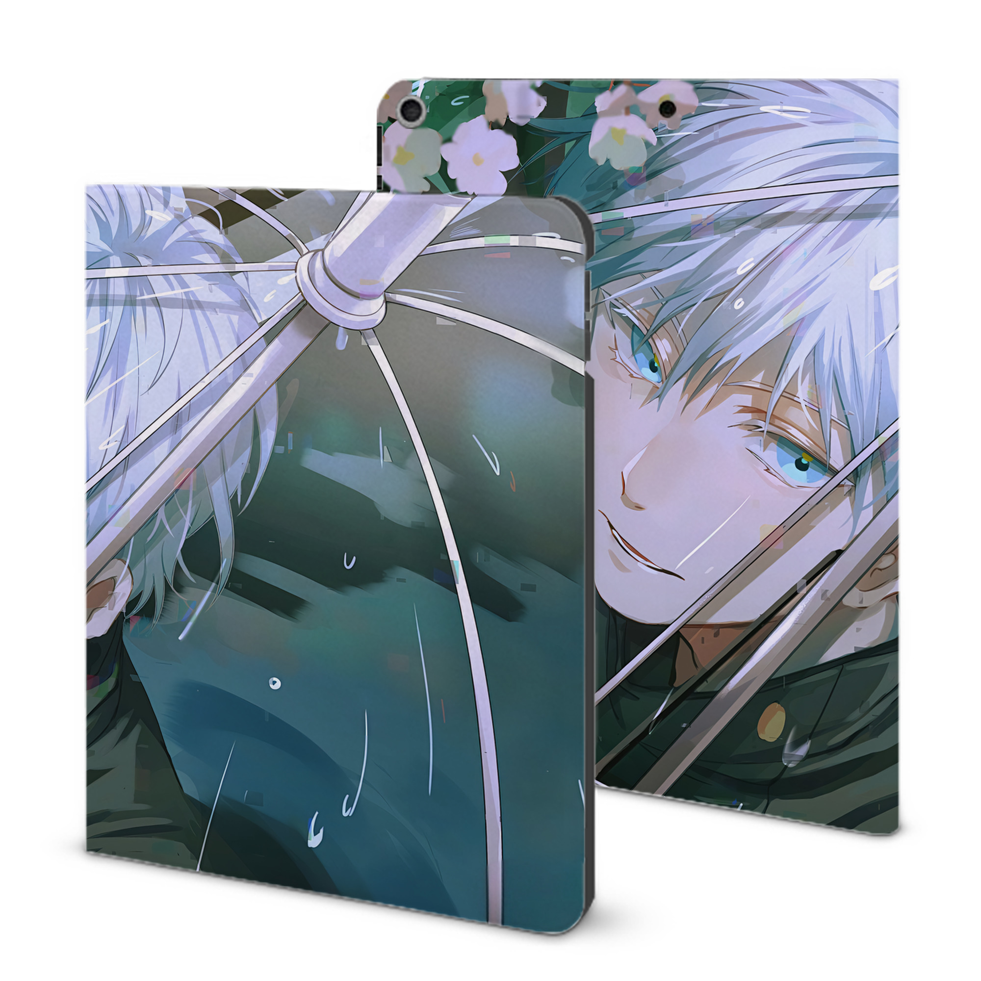 （画像用） 呪術廻戦 Jujutsu Kaisen IPad ケース ブック型 PUレザー TPU 耐衝撃 軽量 薄型 ペン収納なし 全面保護 IPad 各モデル対応